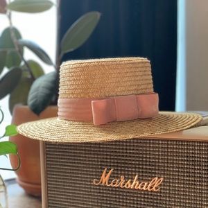 Lack of Color Straw Boater Hat